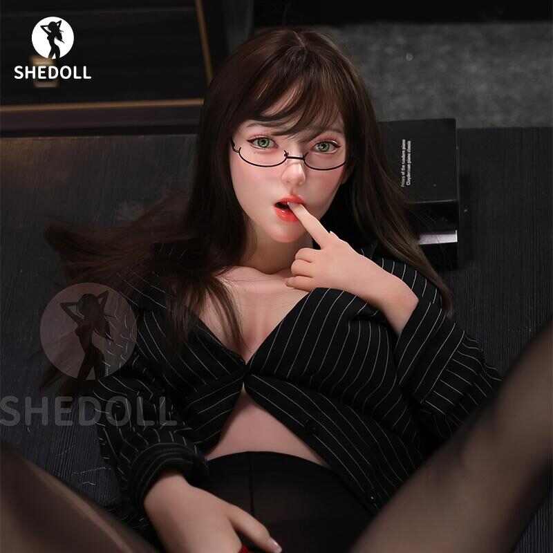 [SHEDOLL] GU XIAO-YU 158cm C-cup · Movable Jaw & Lightweight · Kneeling Secretary · Hyper-Realistic Doll